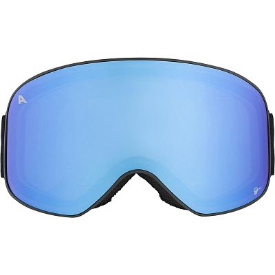 Превью Горнолыжная маска Маска горнолыжная ALPINA Slope Q-Lite Black Matt/Blue (A7293831)